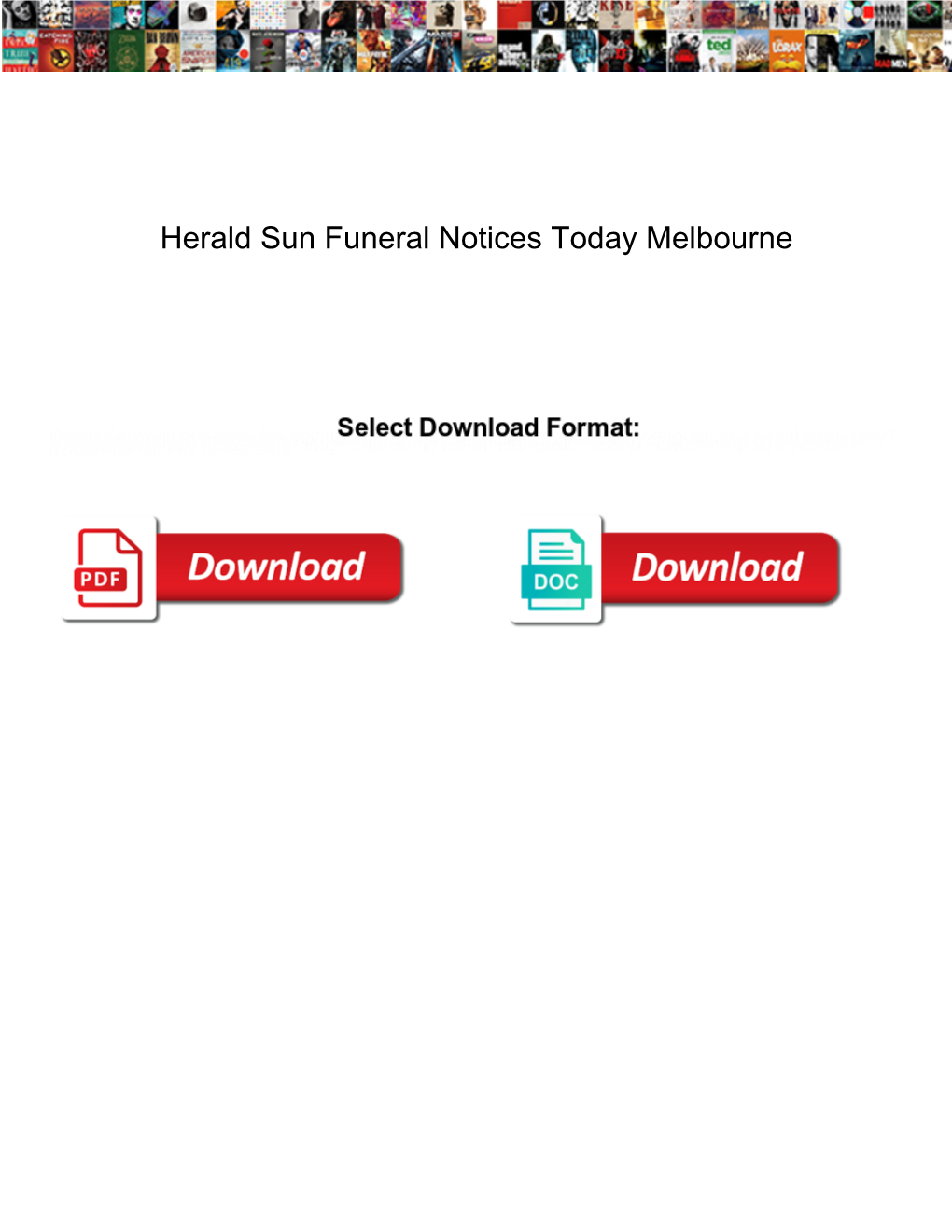 Herald Sun Funeral Notices Today Melbourne