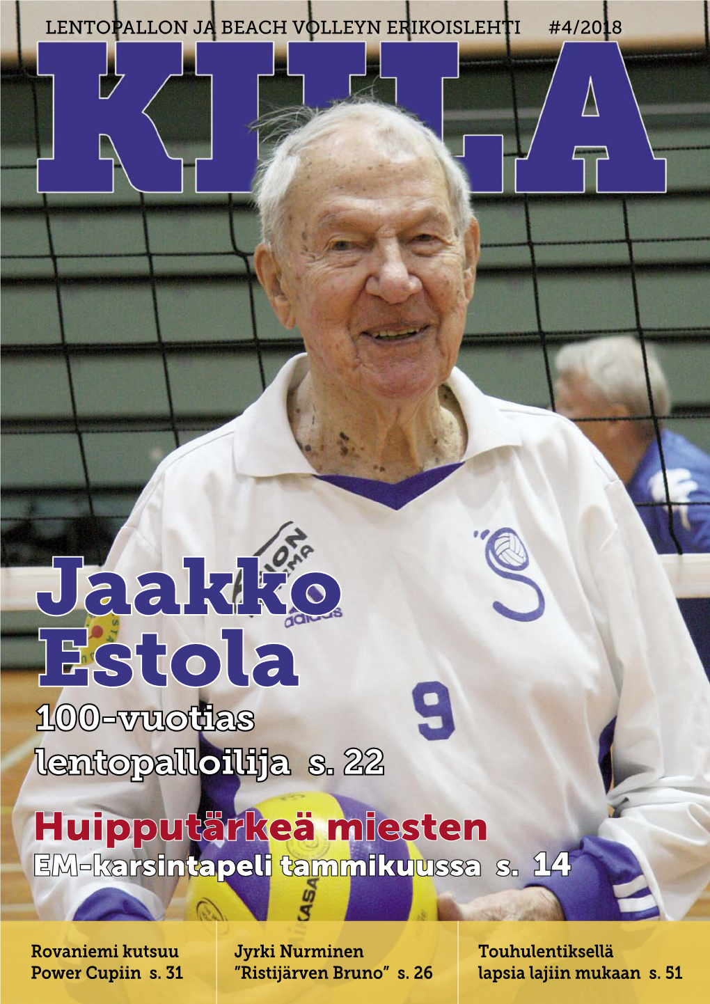 Jaakko Estola 100-Vuotias Lentopalloilija S