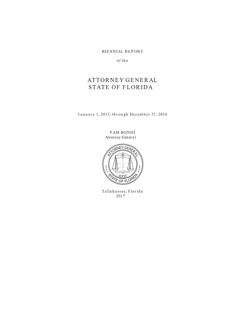 Attorney General State of Florida