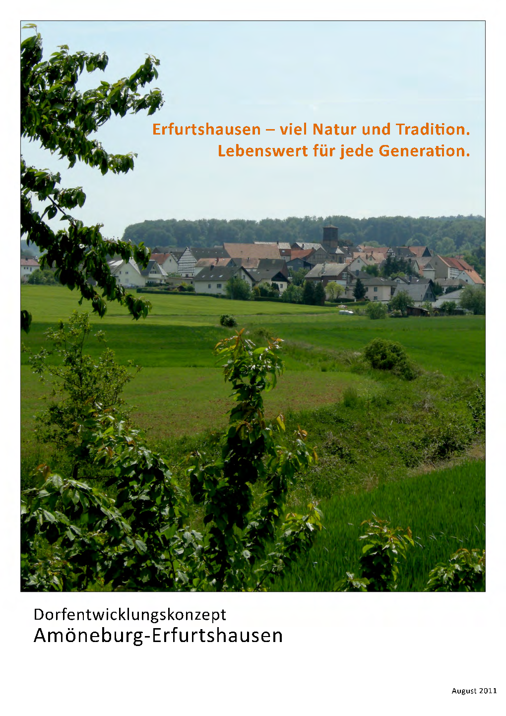 Dorfentwicklungskonzept Amöneburg-Erfurtshausen