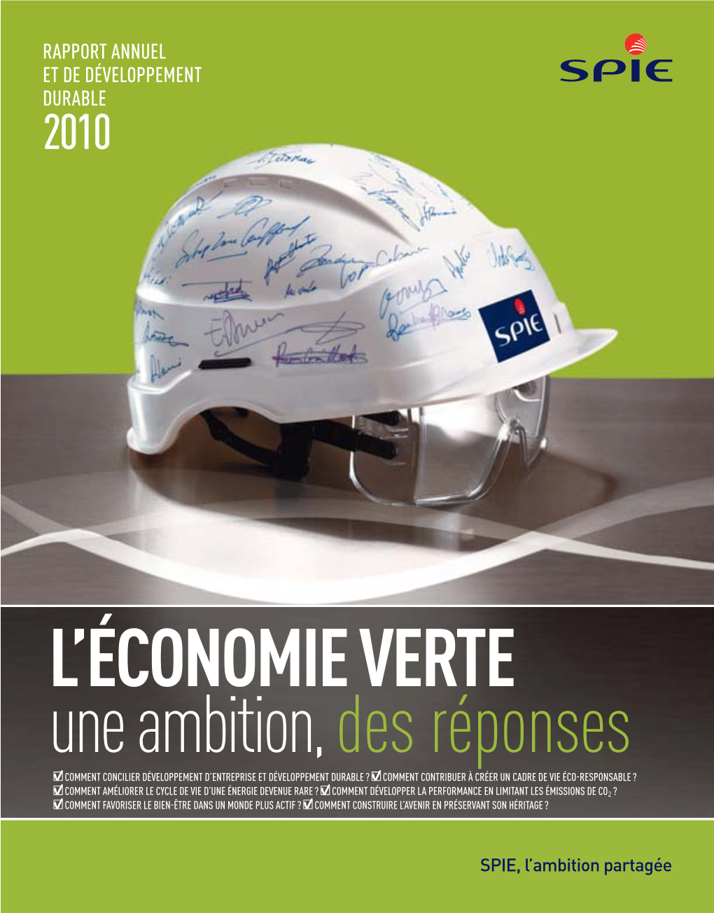 SPIE Rapport Annuel 2010