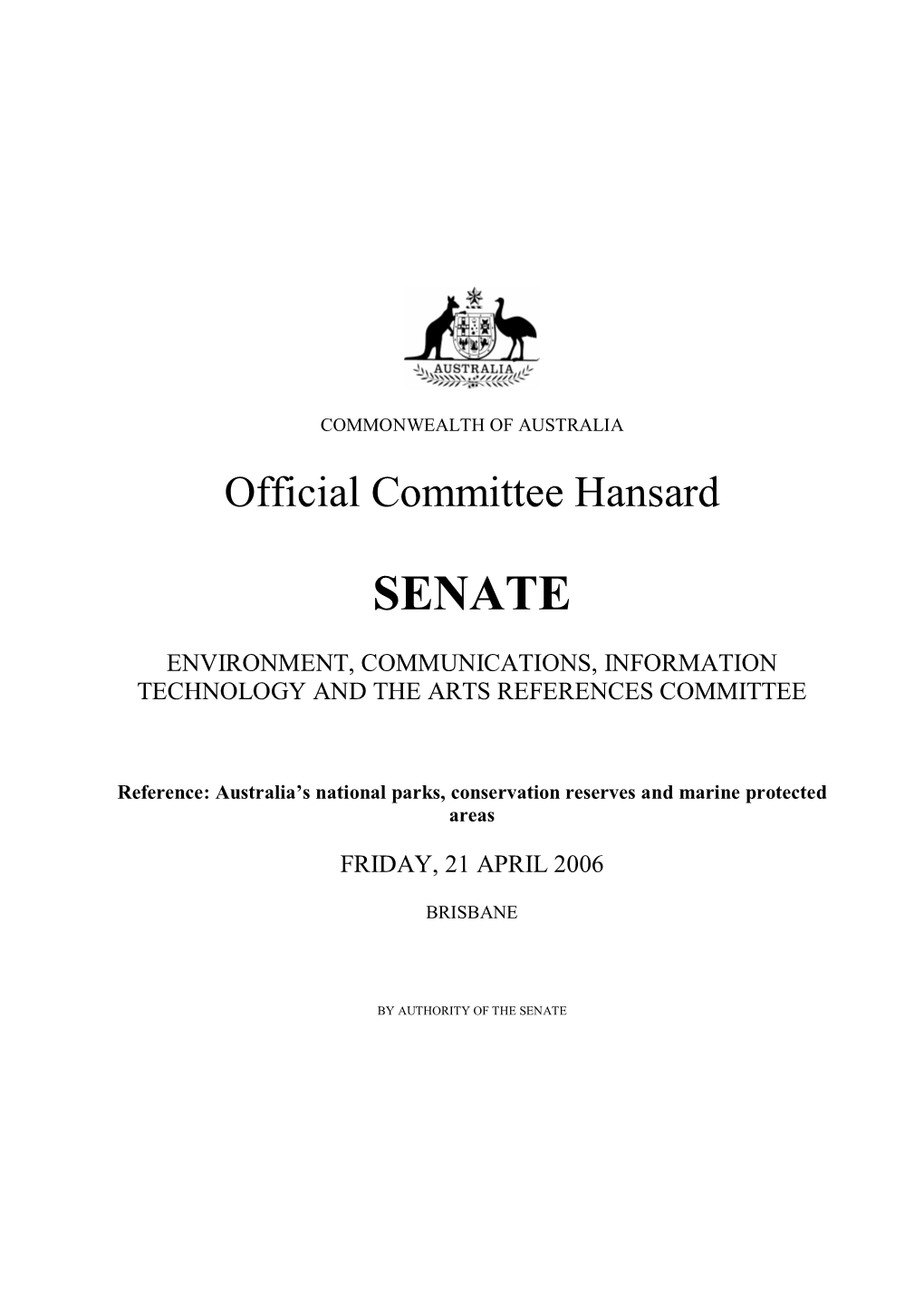 Official Committee Hansard