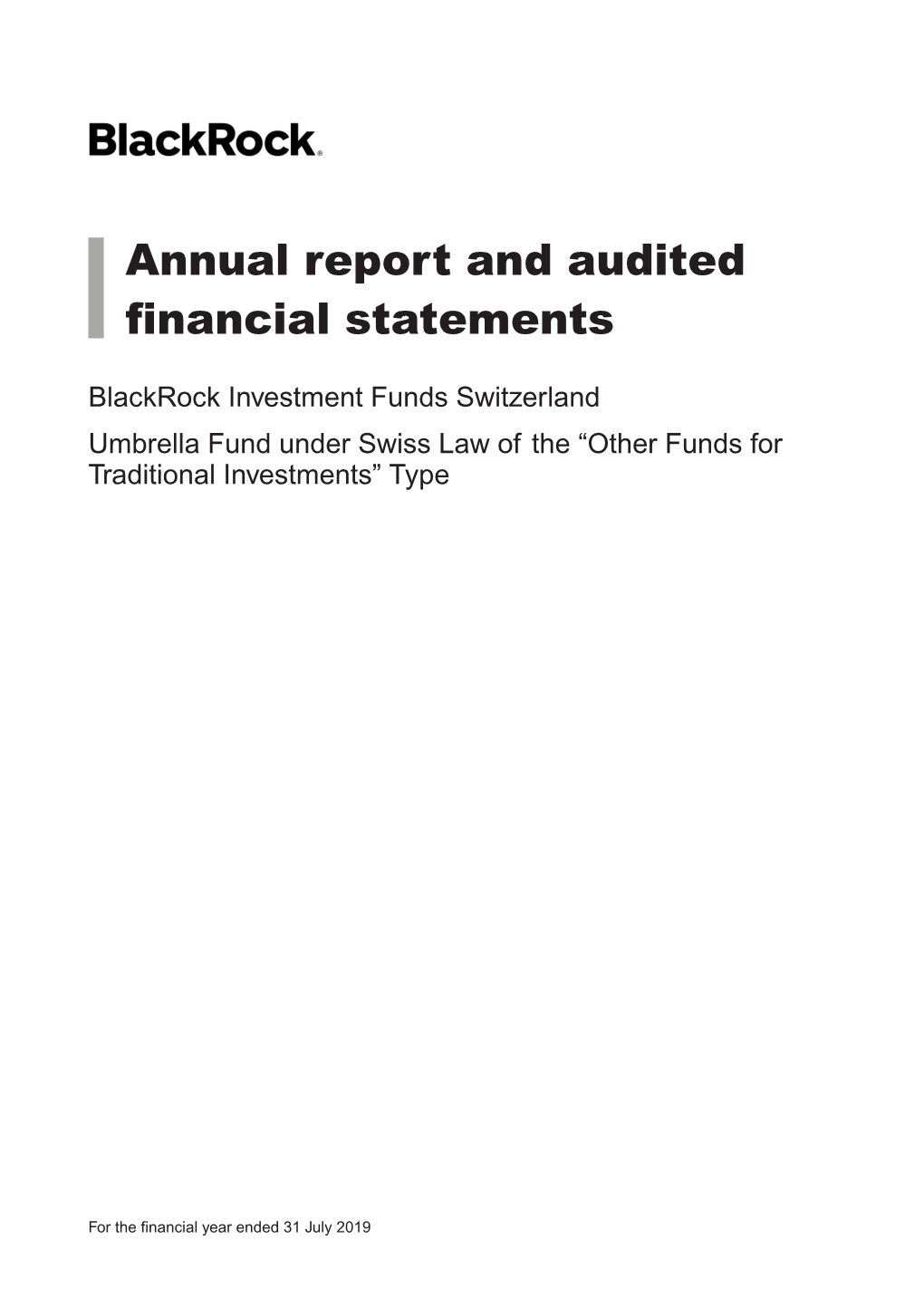 Other Funds for Traditional Investments” Type