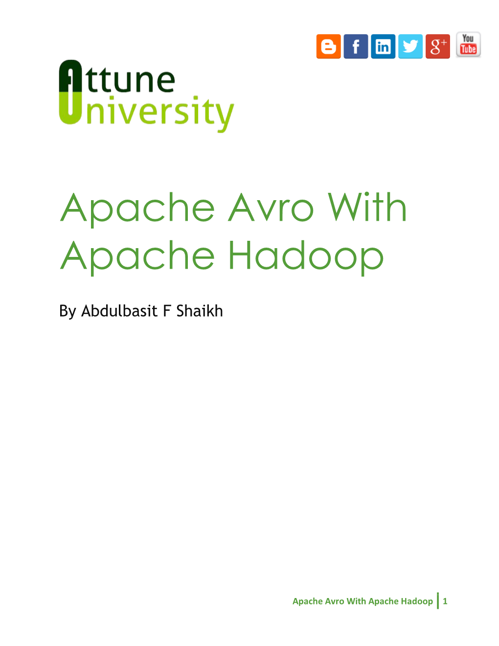Apache Avro with Apache Hadoop