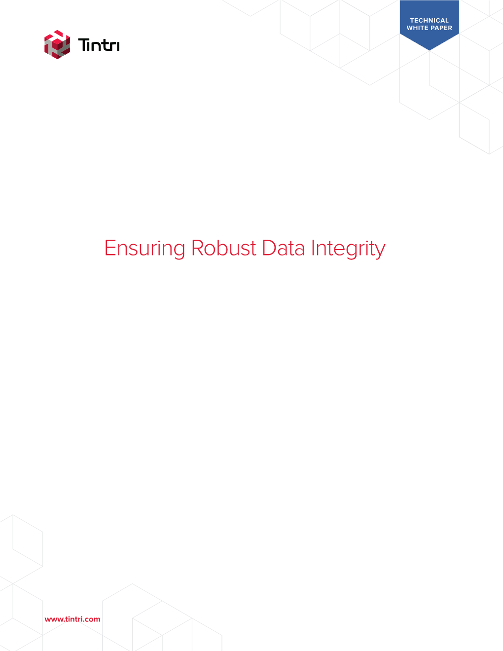 Ensuring Robust Data Integrity