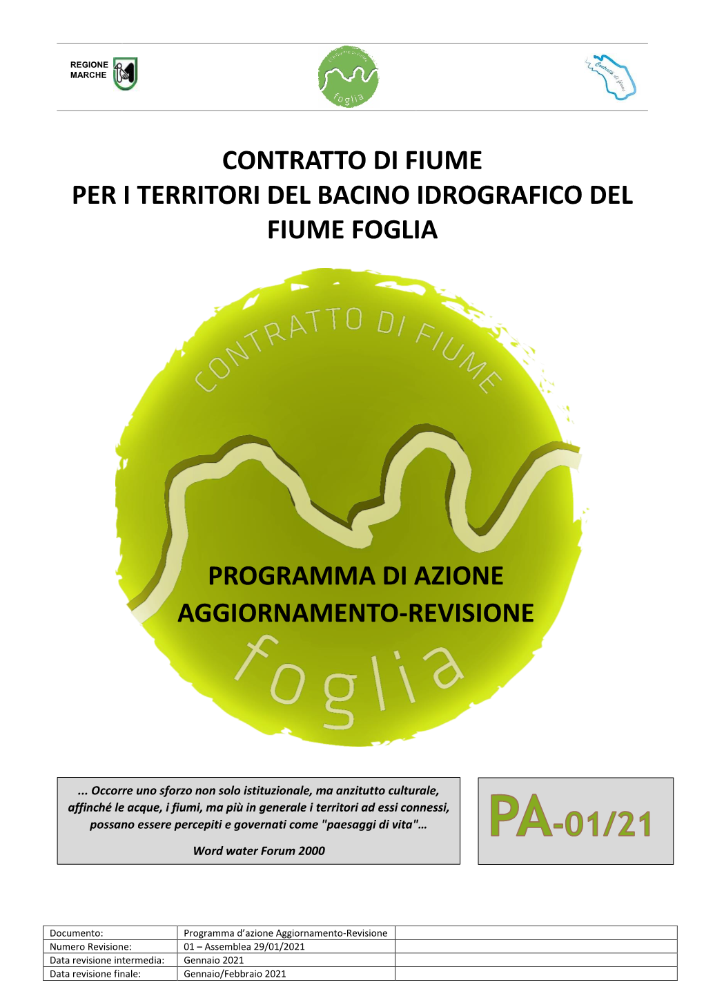 CDFF Aggiornamento Programma Azione