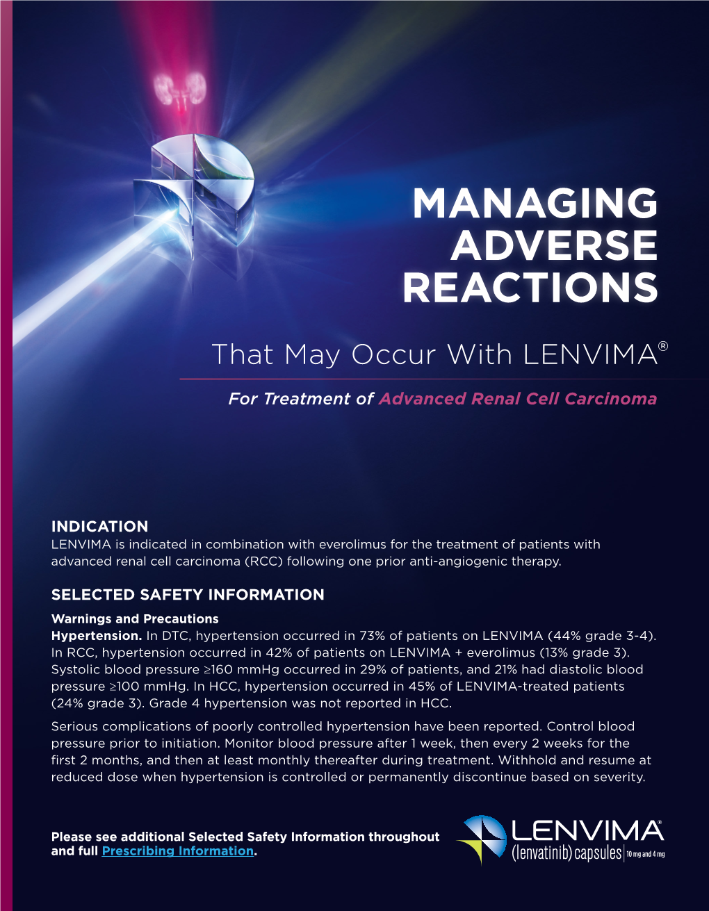 MANAGING ADVERSE REACTIONS That May Occur with LENVIMA®