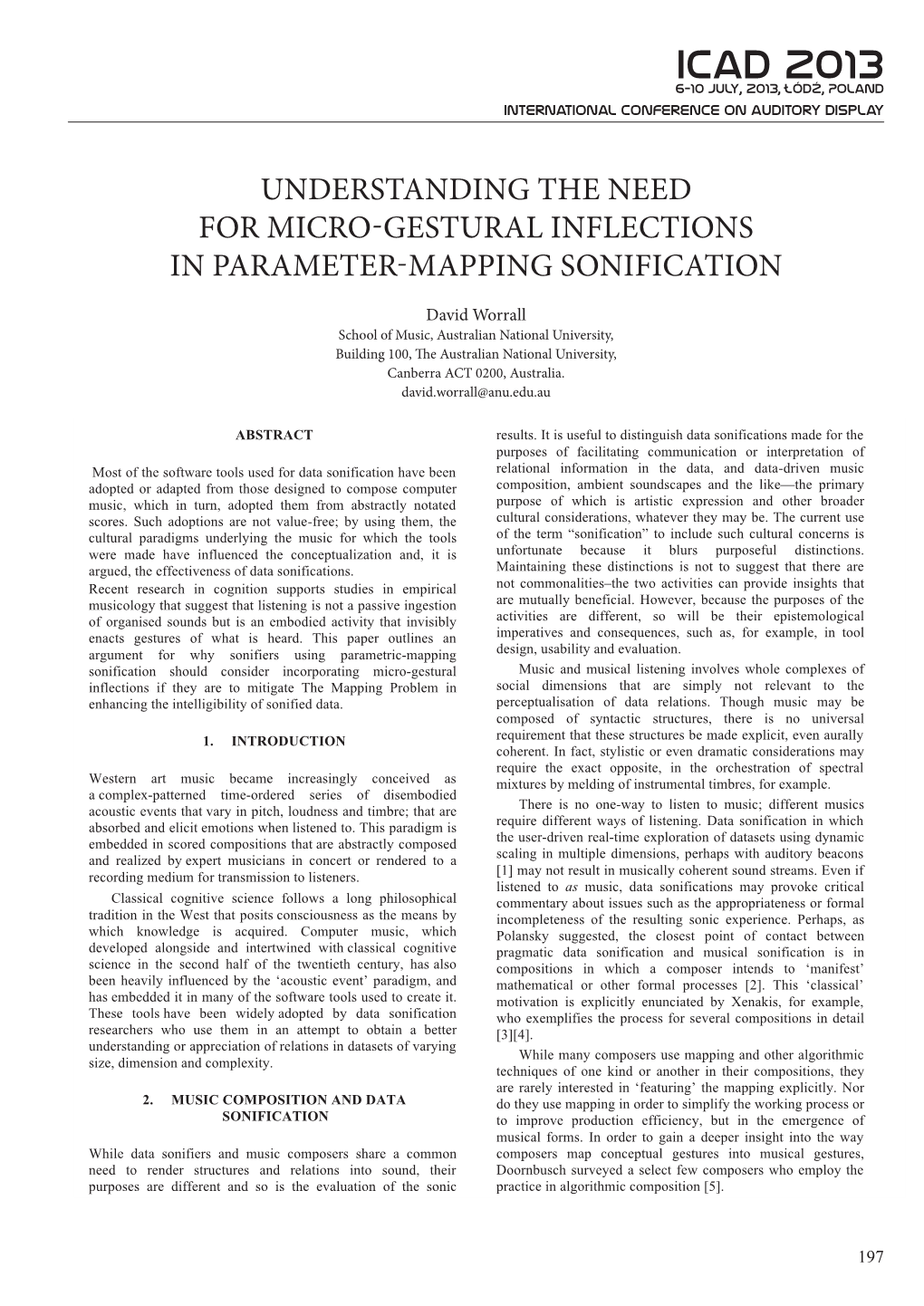 Understanding the Need for Micro-Gestural
