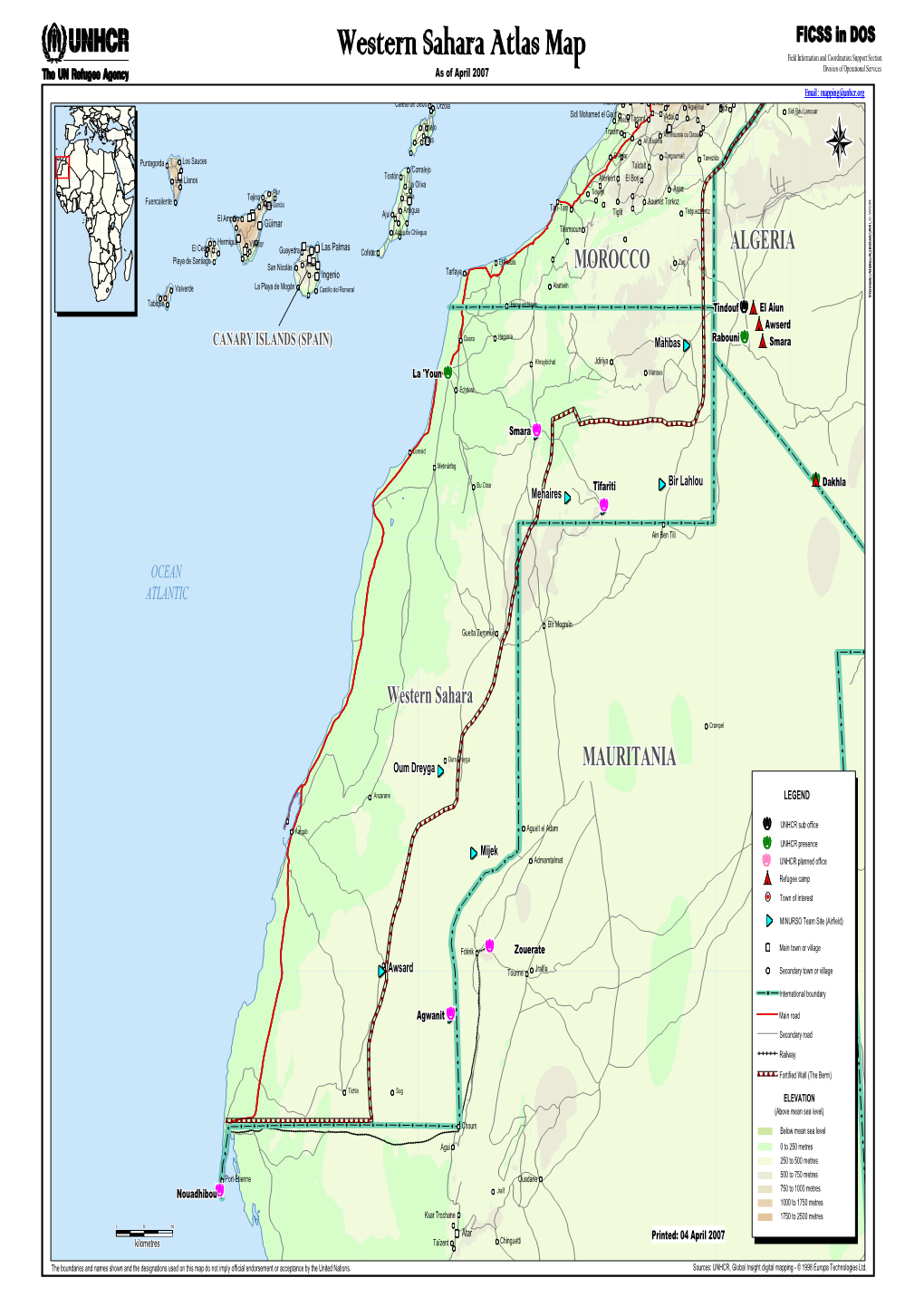 Western Sahara Atlas