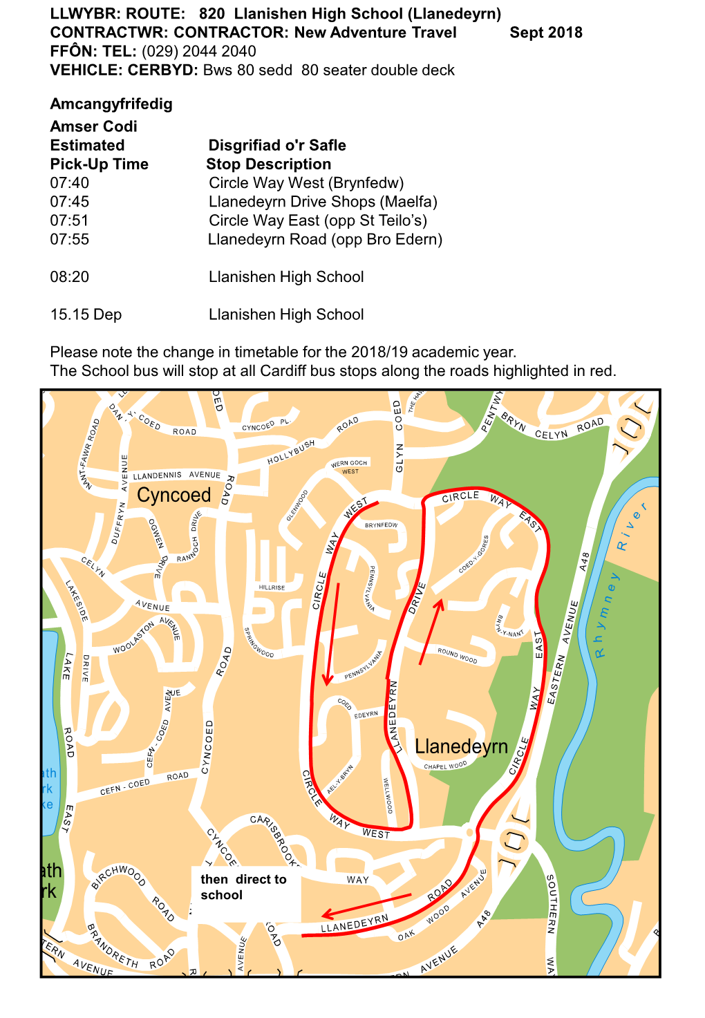 20 Llanishen HS (Llanedeyrn)