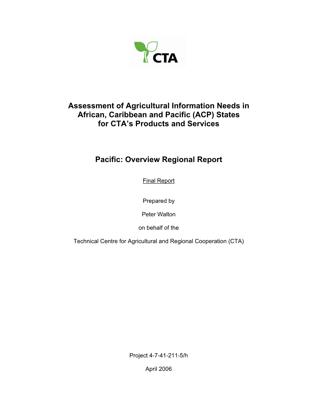 Overview Pacific Report.Pdf (206.1Kb)