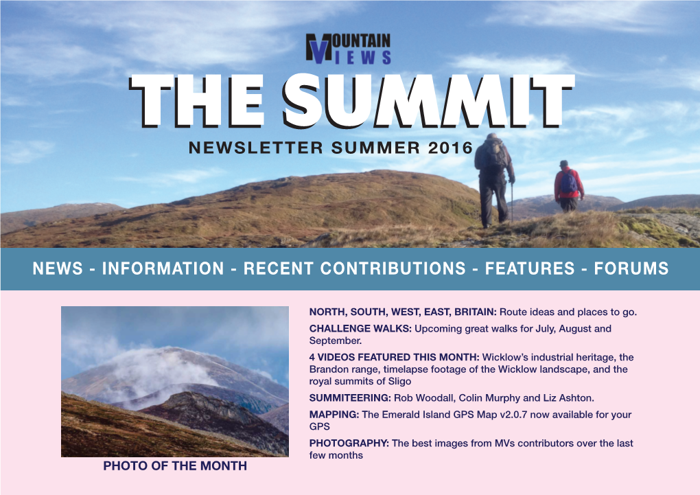 Newsletter Summer 2016