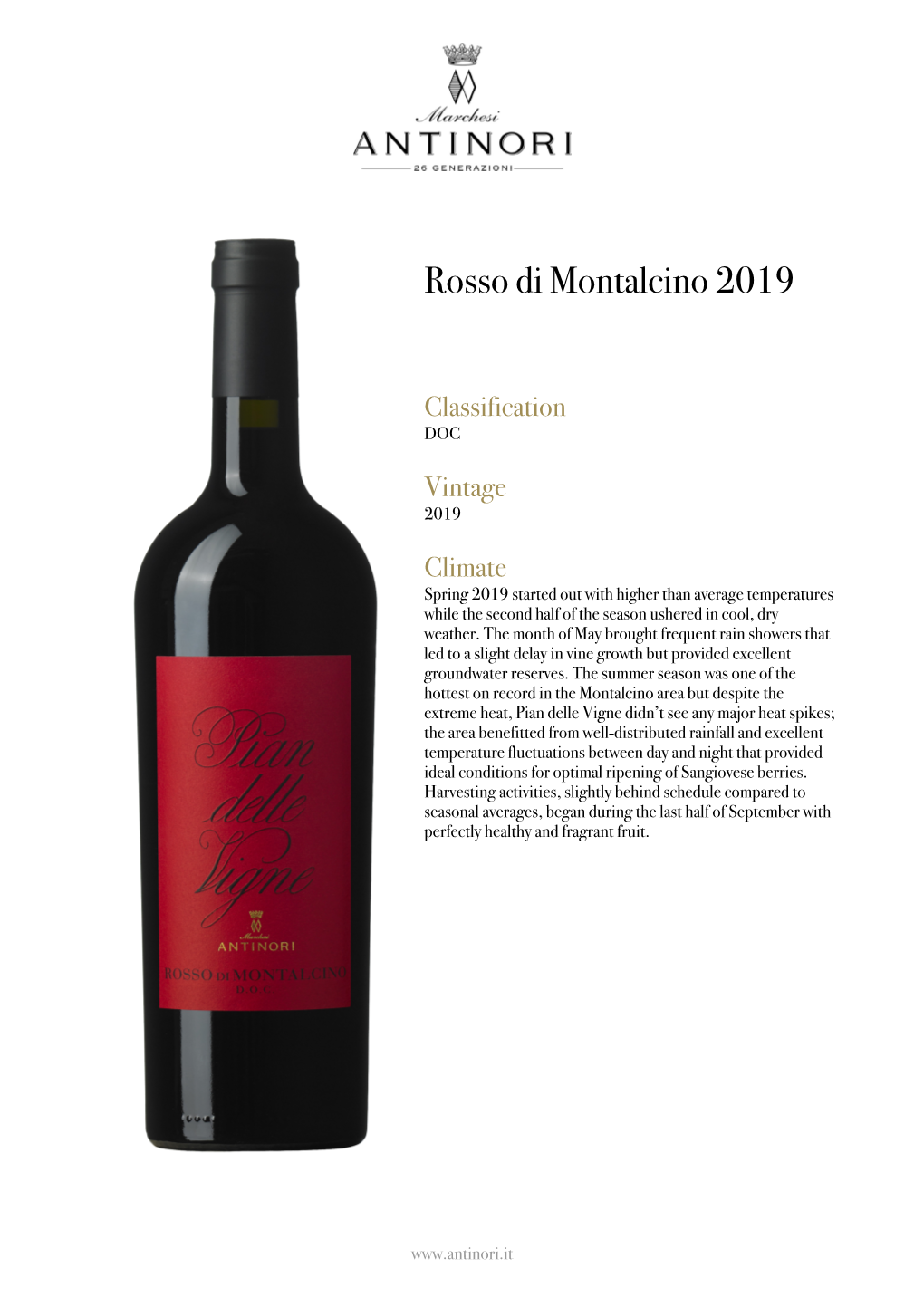 Rosso Di Montalcino 2019