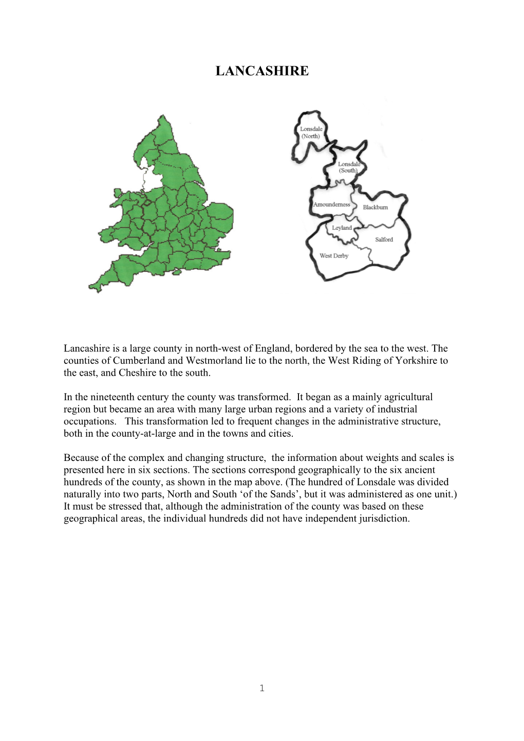 Lancashire (Lonsdale)