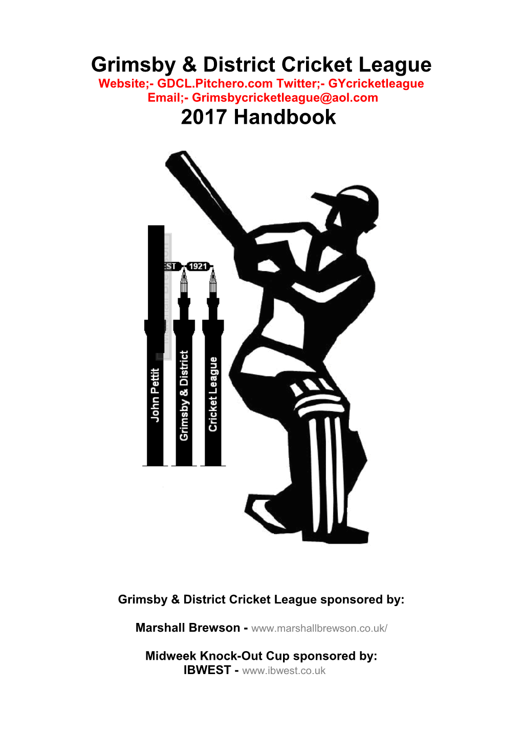 John Pettit Grimsby and District Cricket League Rules