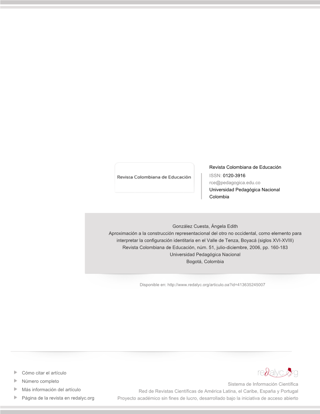 Redalyc.Aproximación a La Construcción Representacional Del