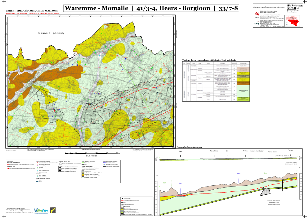 Carte Hydrogéologique De Waremme