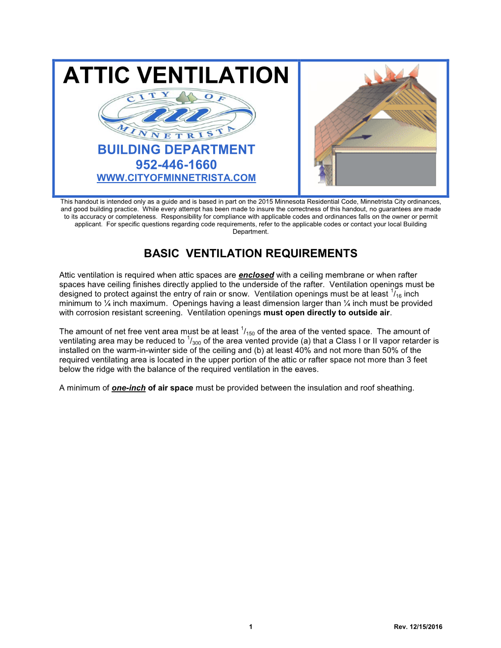 Attic Ventilation