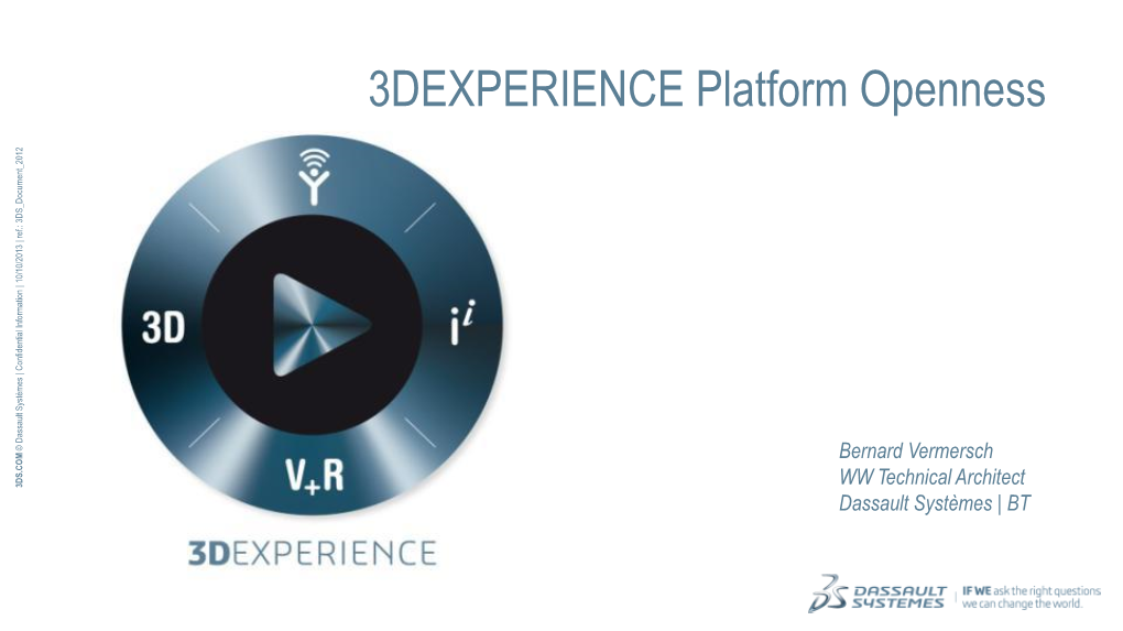 3DEXPERIENCE Platform Openness