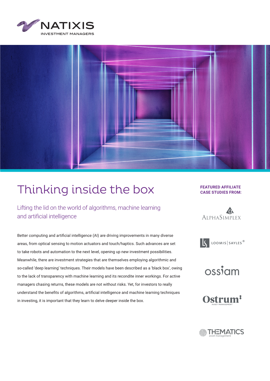 Thinking Inside the Box CASE STUDIES FROM