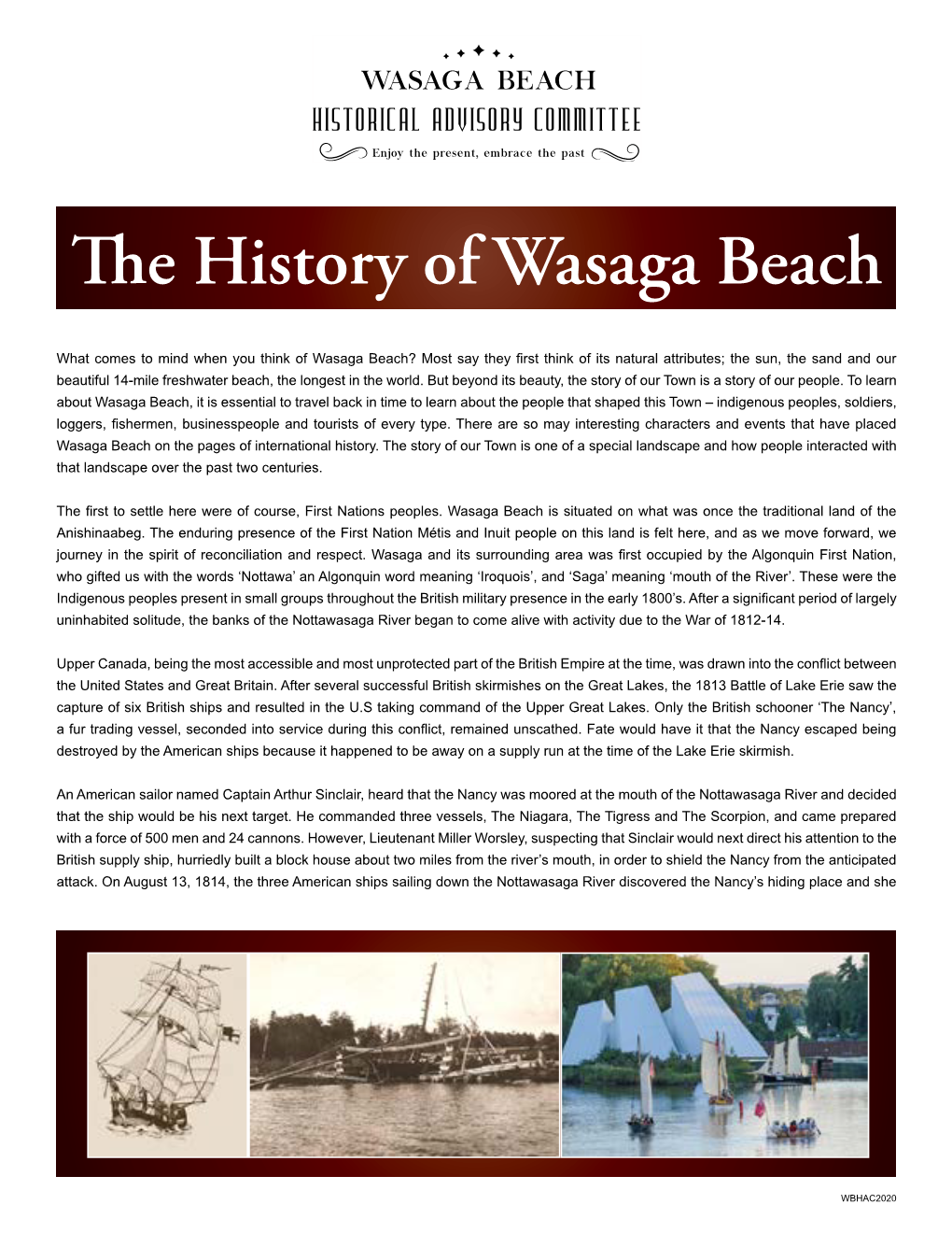 The History of Wasaga Beach