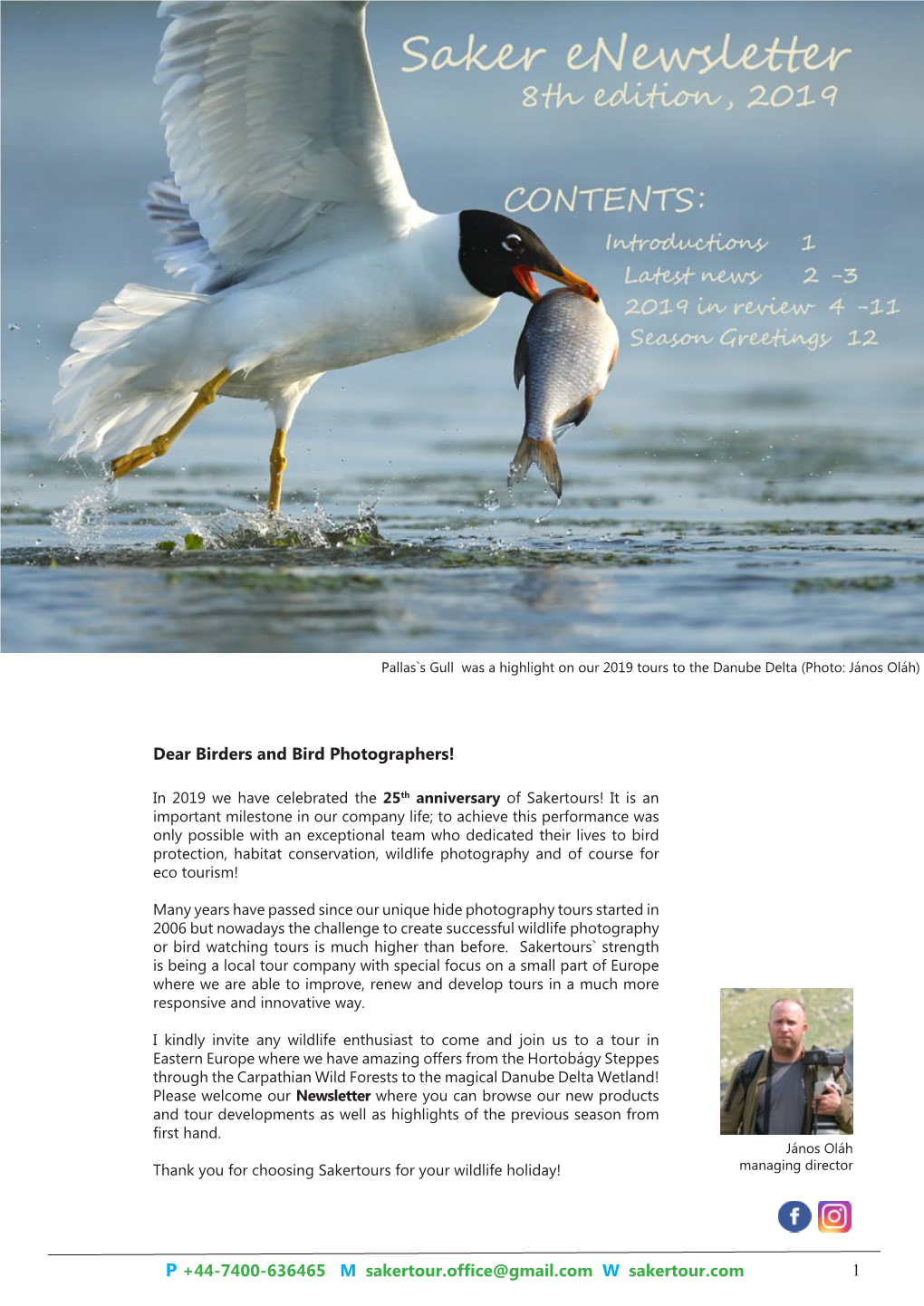 Saker Enewsletter 2019