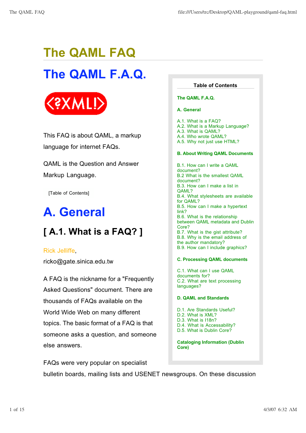 XML in 10 Points