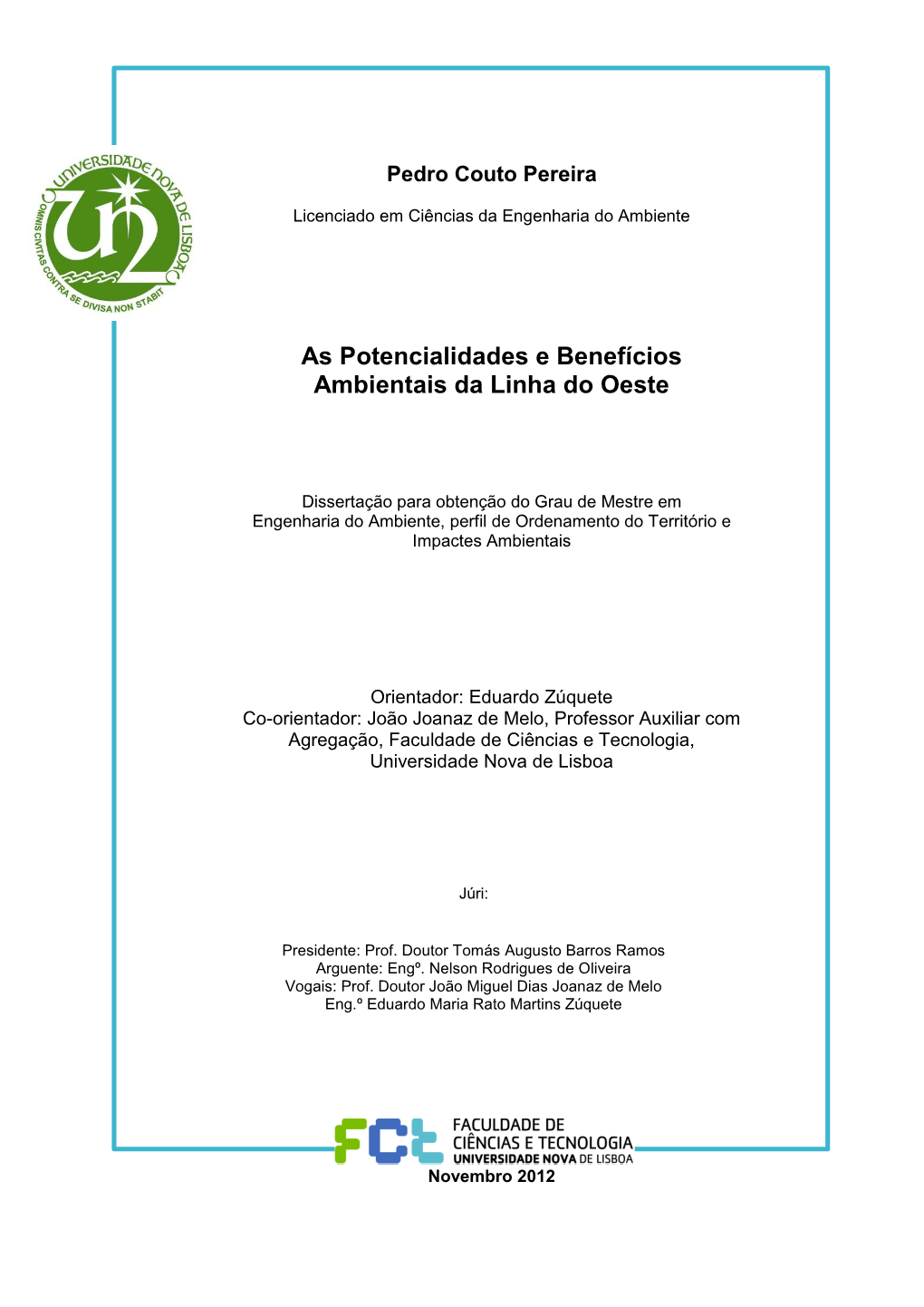 As Potencialidades E Benefícios Ambientais Da Linha Do Oeste