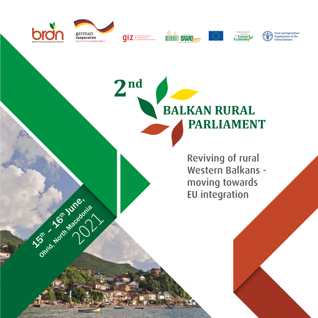 16 Th June, Reviving of Rural Western Balkans