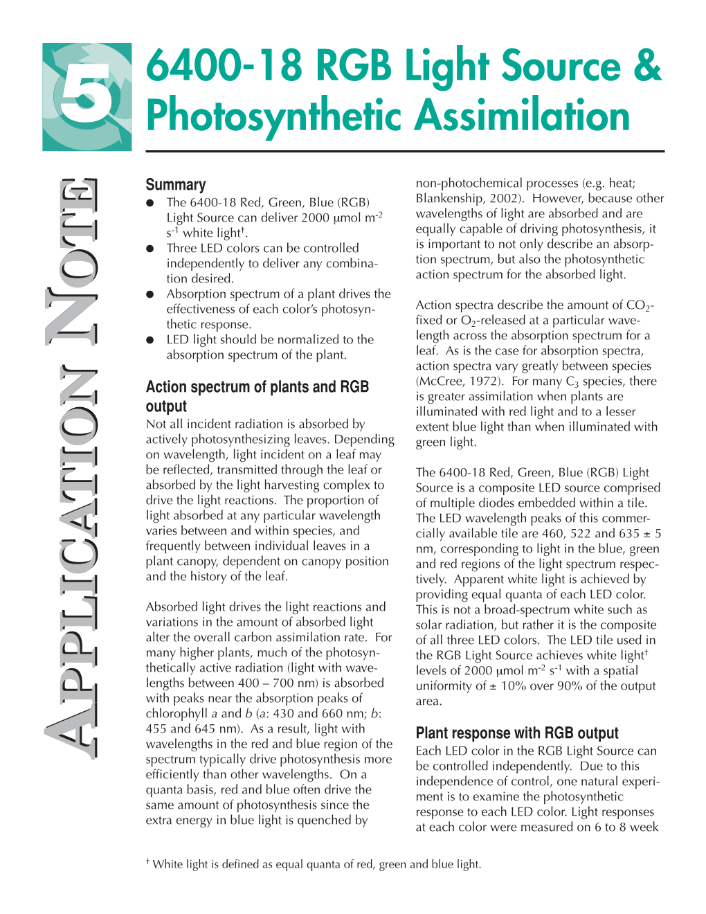 Printable PDF: RGB Light Source And