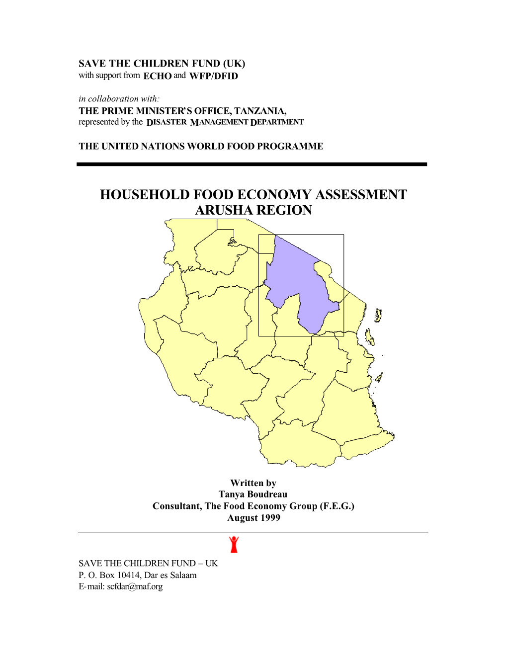 Household Food Economy Assessment Arusha Region