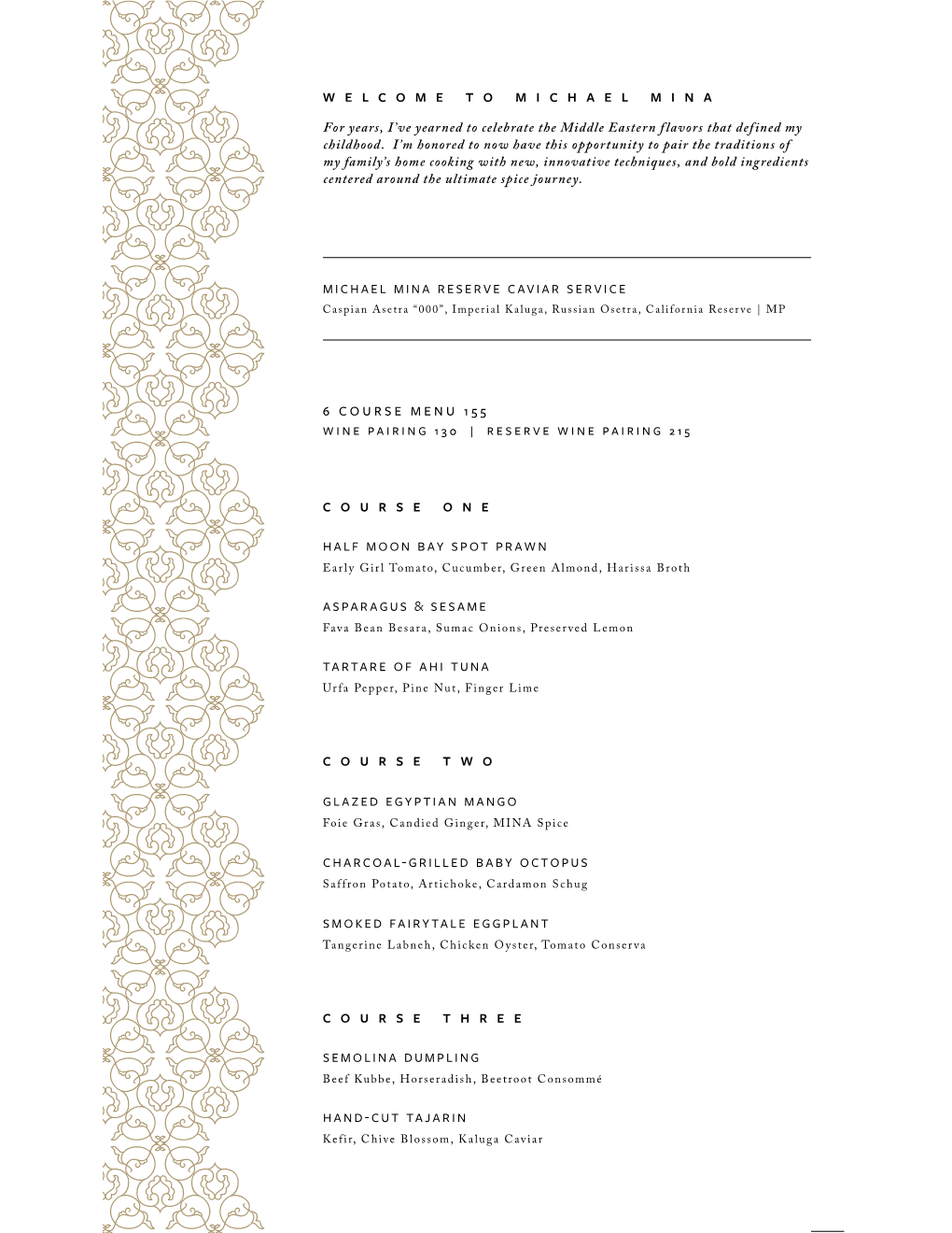 See the Full Food Menu Here