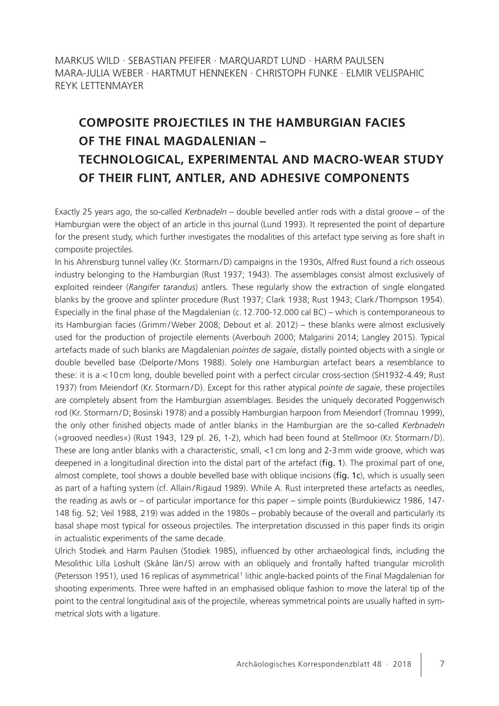 Composite Projectiles in the Hamburgian Facies of the Final