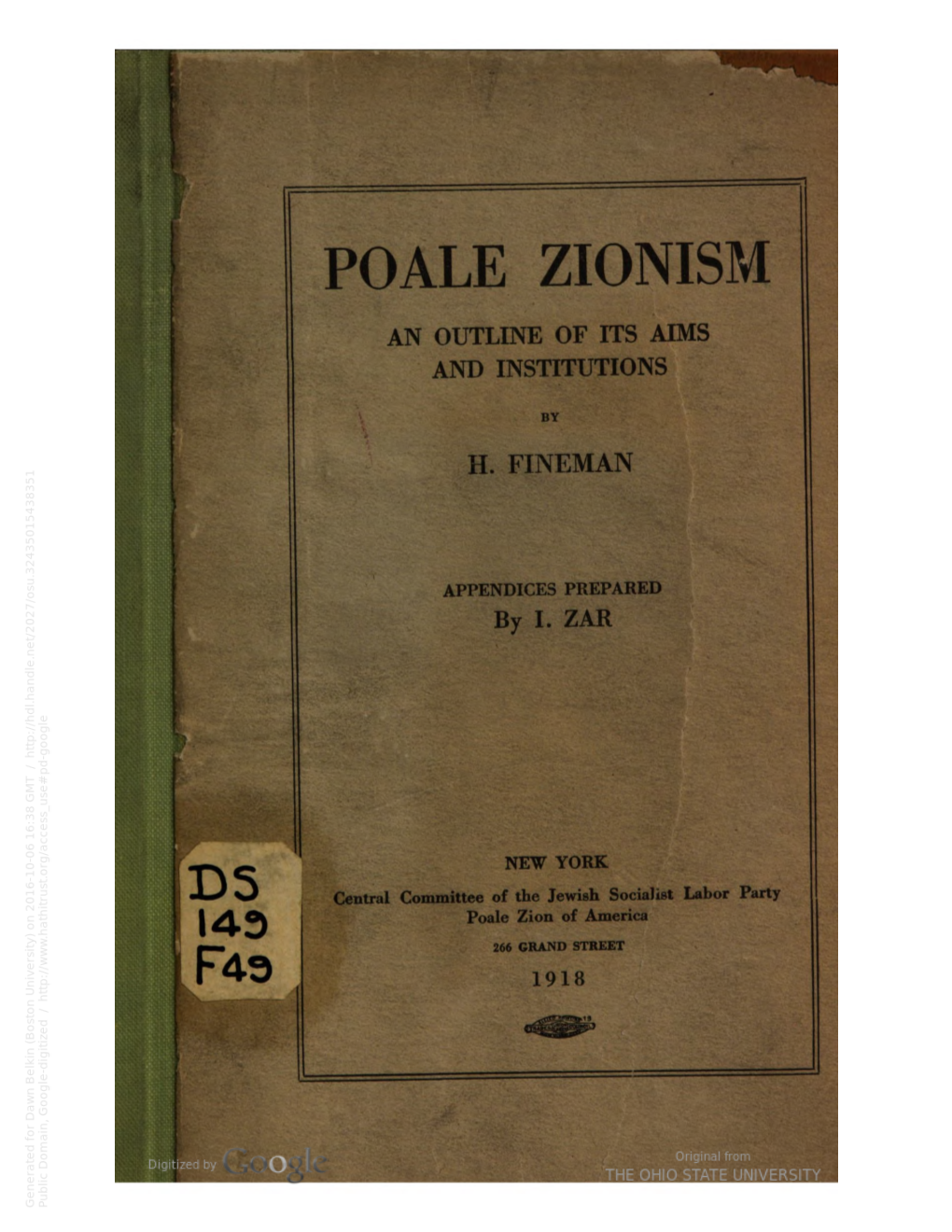 Poale Zionism