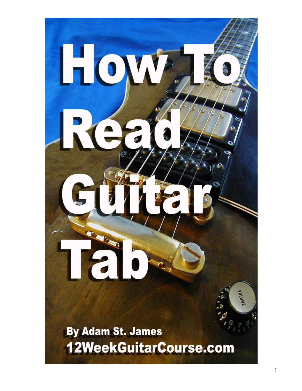 How to Read Guitar Tab