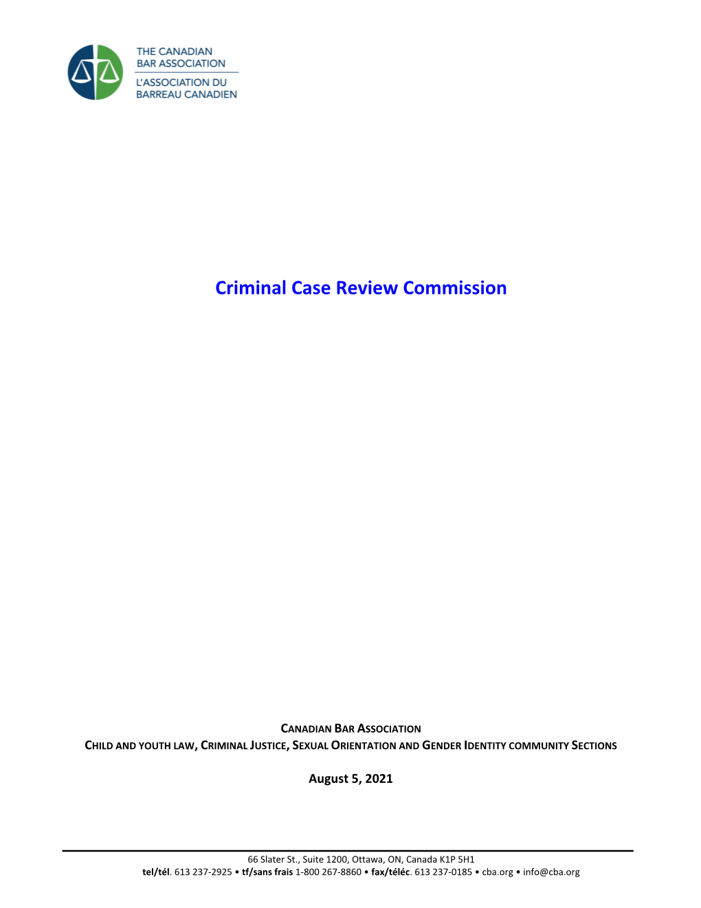 Criminal Case Review Commission