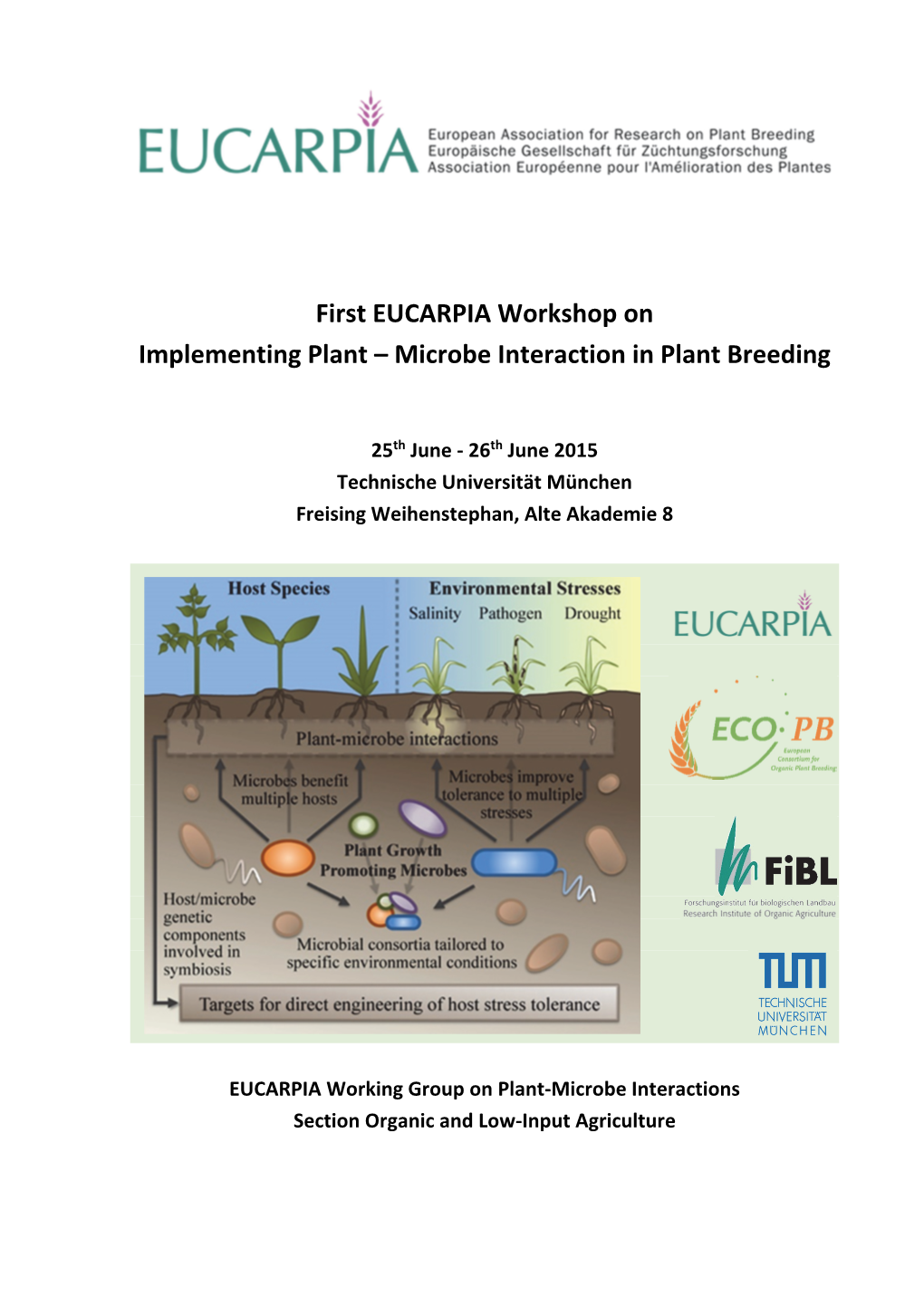 First EUCARPIA Workshop on Implementing Plant – Microbe Interaction in Plant Breeding