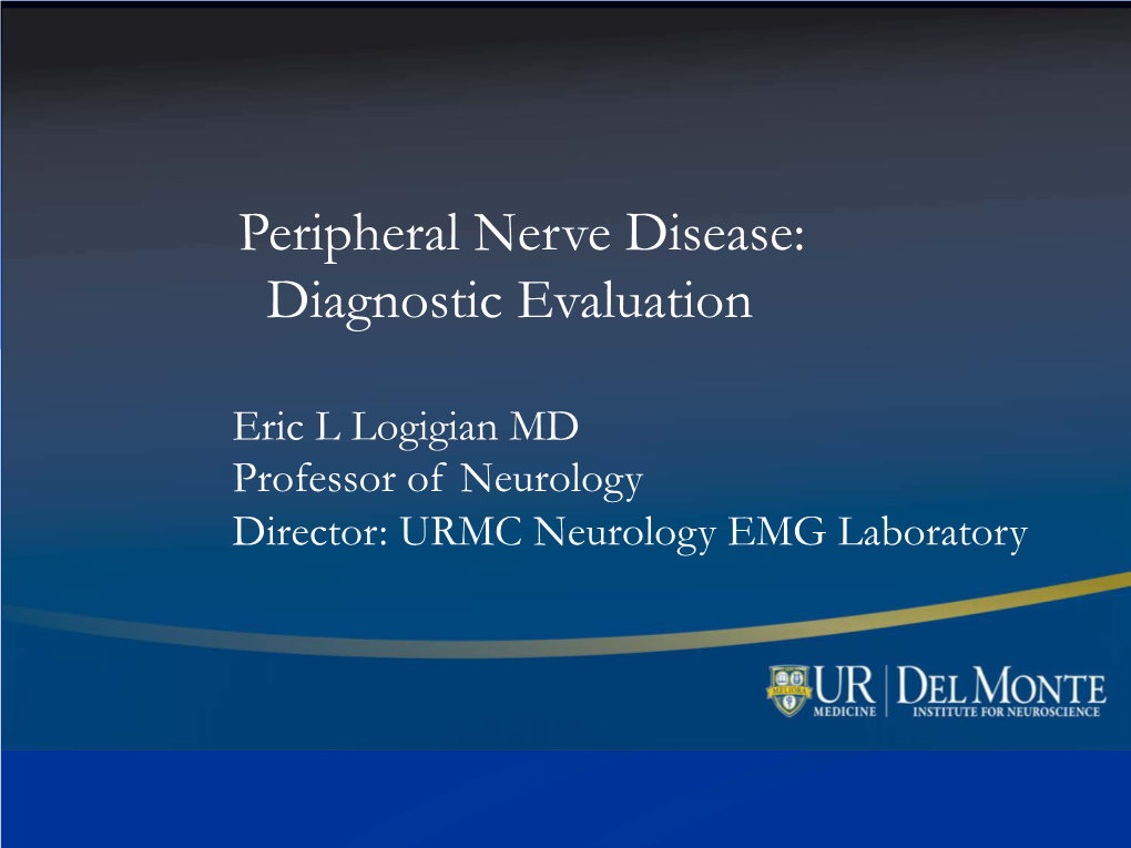 Logigian Peripheral Nerve