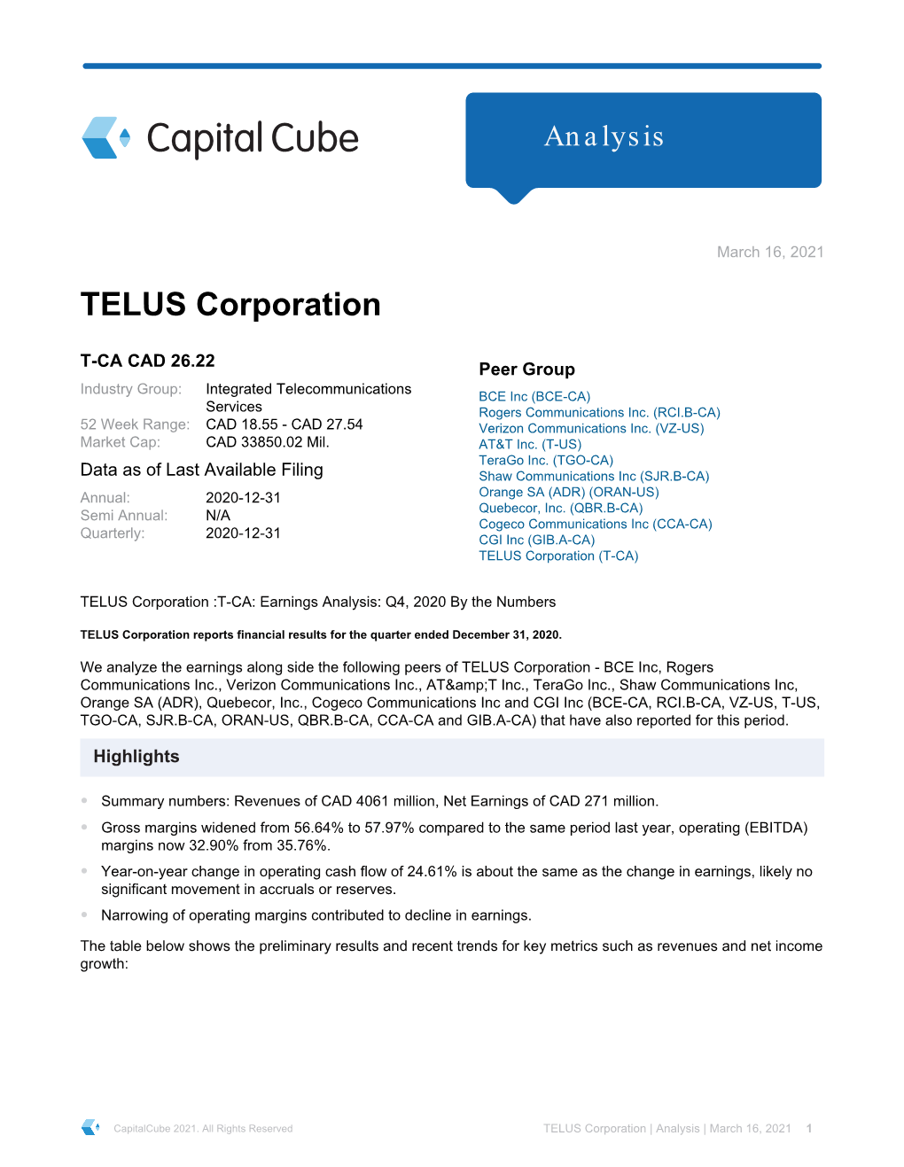 TELUS Corporation