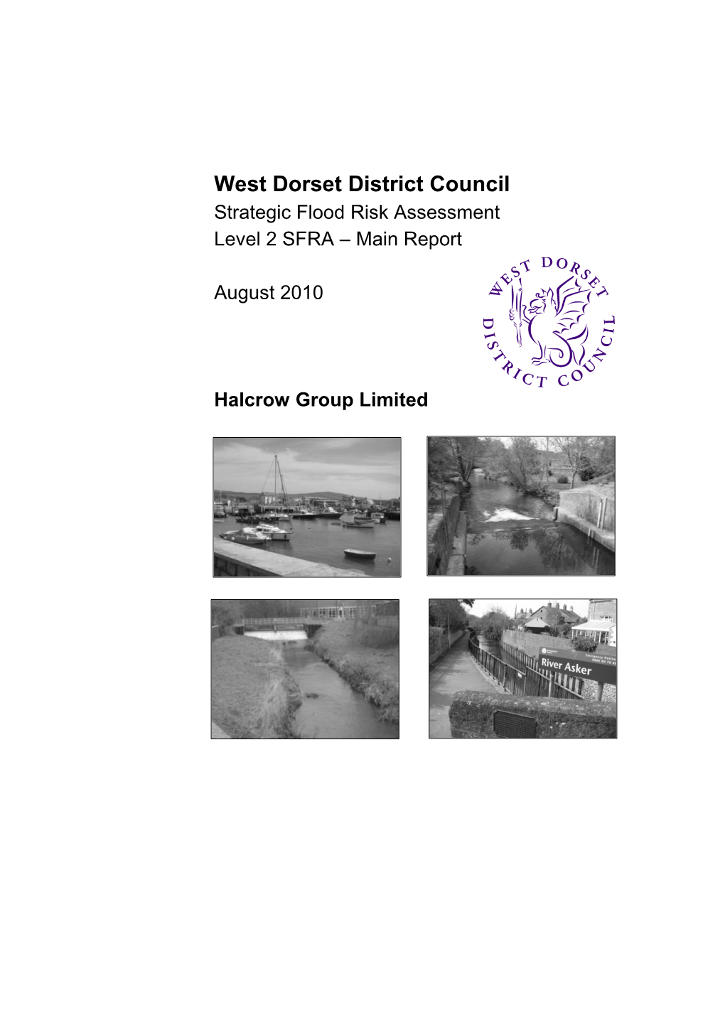 West Dorset District Council Strategic Flood Risk Assessment Level 2 SFRA – Main Report