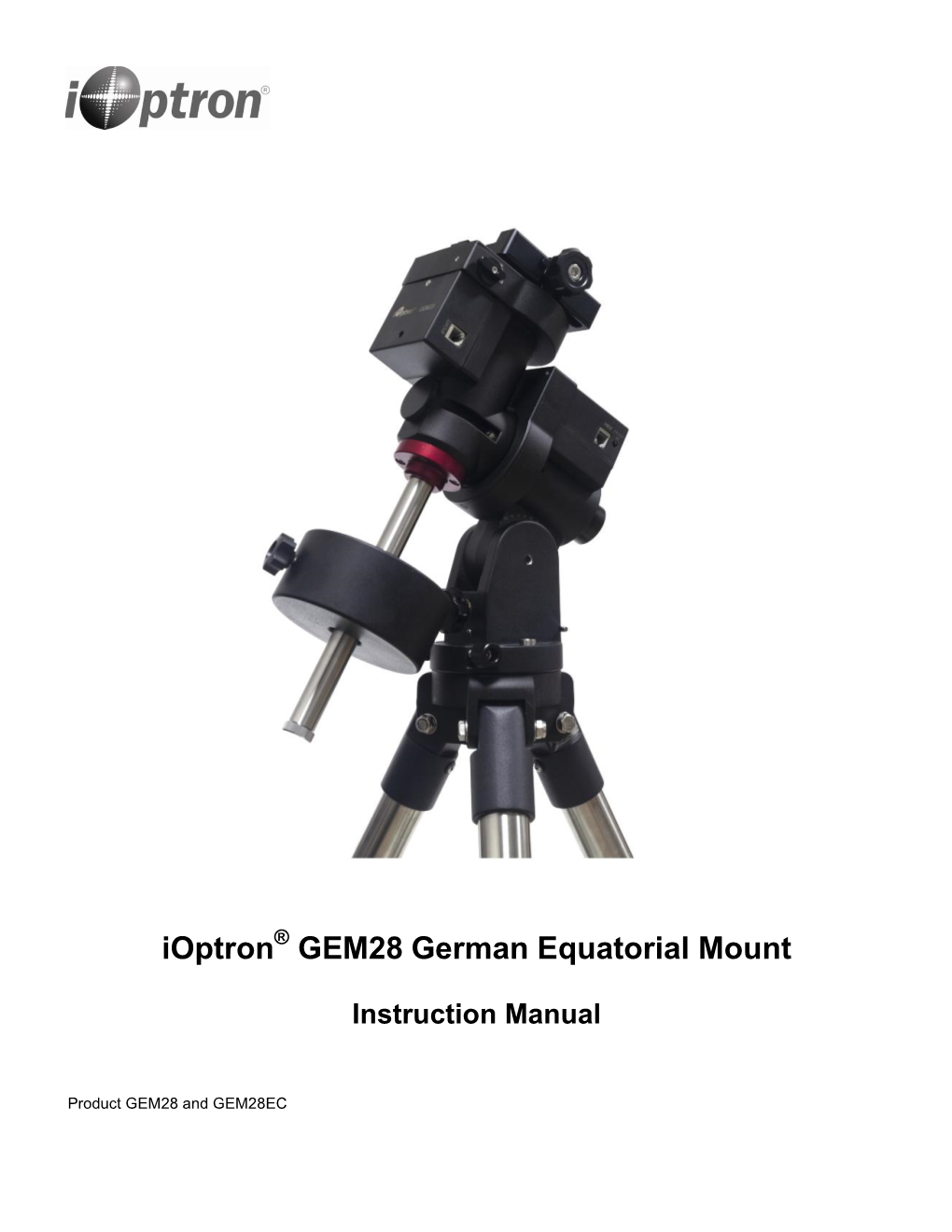 Ioptron GEM28 German Equatorial Mount