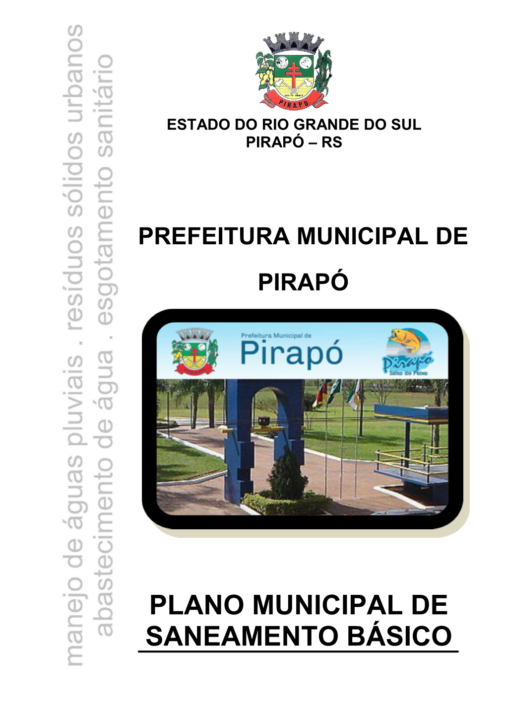 Plano Municipal De Saneamento Básico