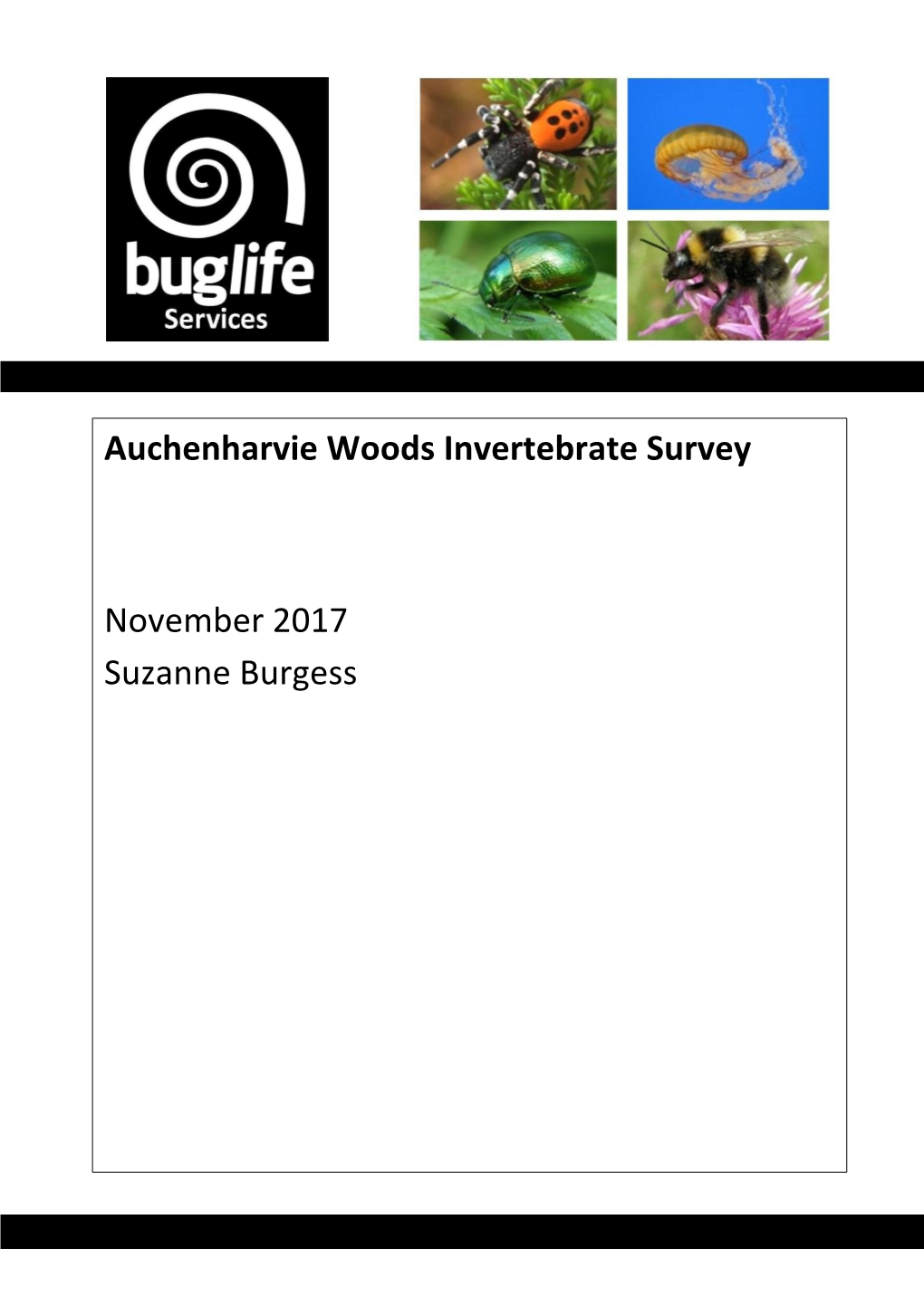 Invertebrate Survey Report