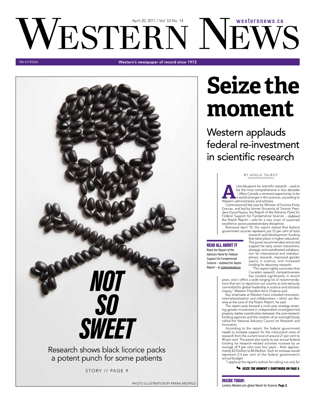 Seize the Moment Western Applauds Federal Re-Investment in Scientific Research