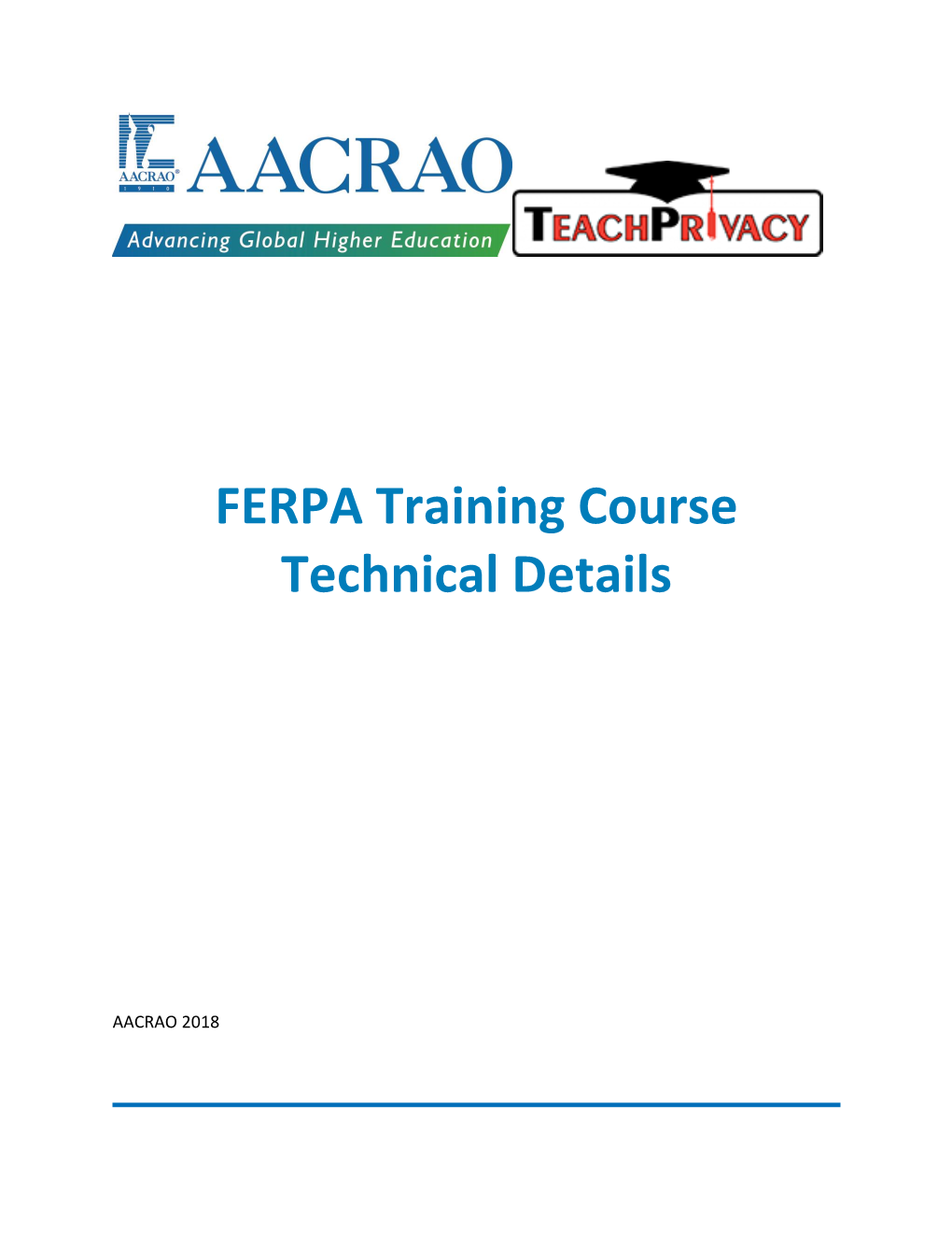 FERPA Training Course Technical Details