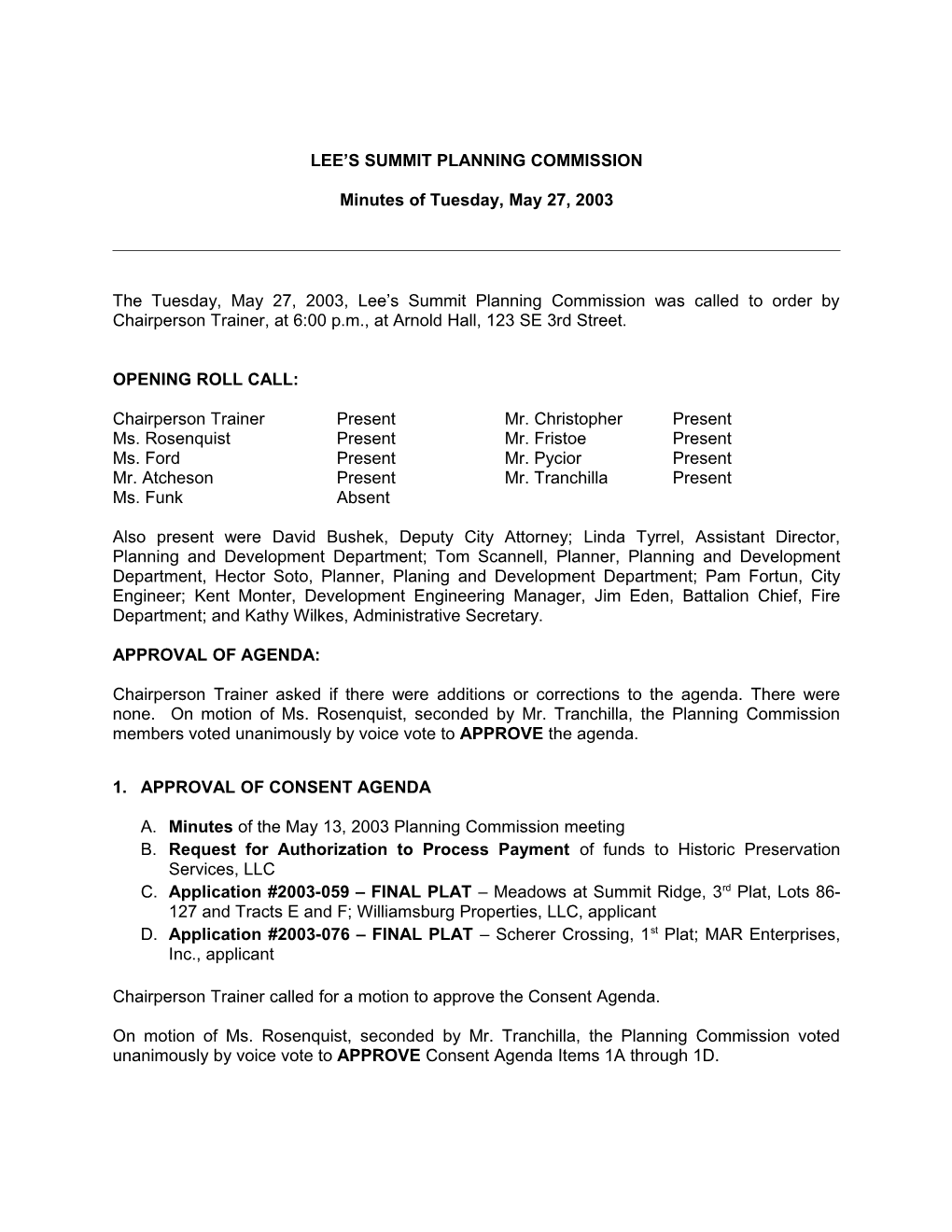 Lee S Summit Planning Commission s6