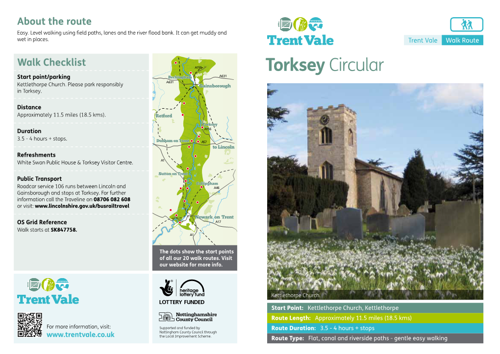 Torksey Circular Start Point/Parking A631 Kettlethorpe Church