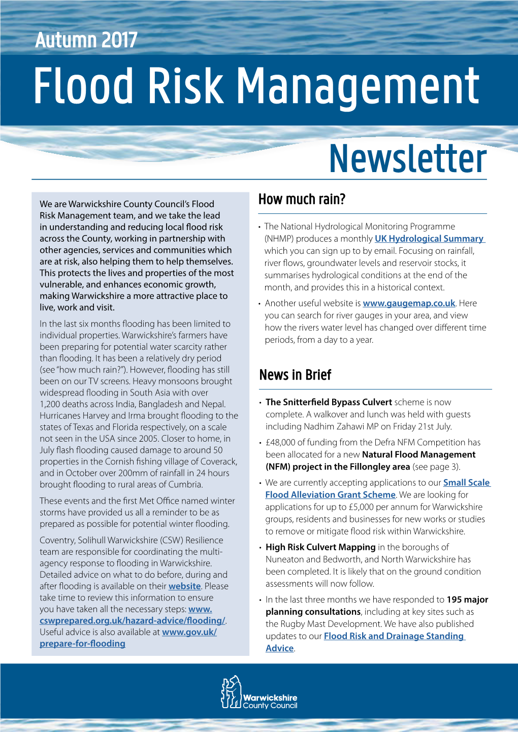 Flood Risk Management Newsletter