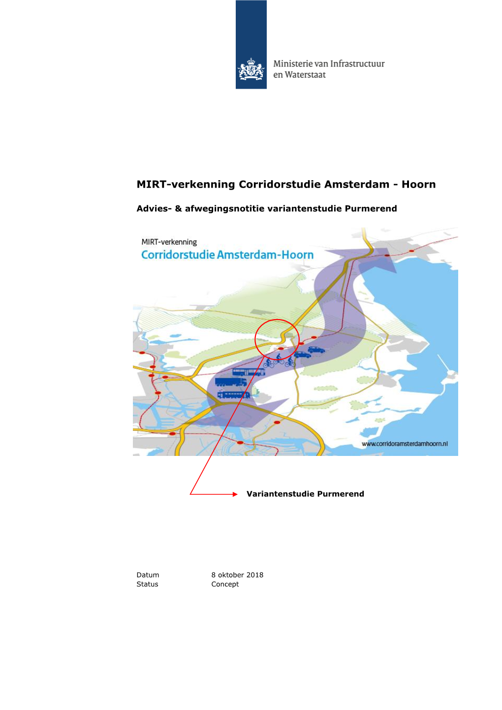 MIRT-Verkenning Corridorstudie Amsterdam - Hoorn