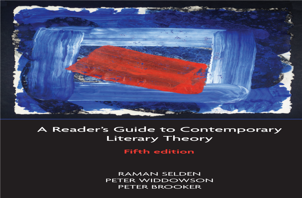 A Reader's Guide to Contemporary Literary Theory